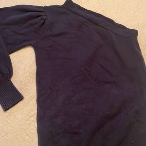 Sweater like one sleeve dress